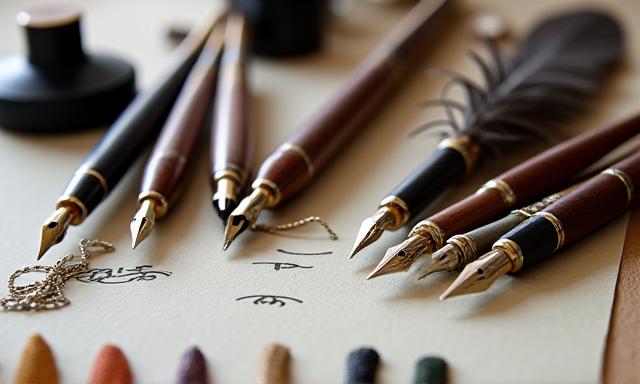 Outils de calligraphie