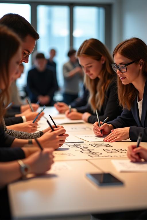 Atelier calligraphie en entreprise