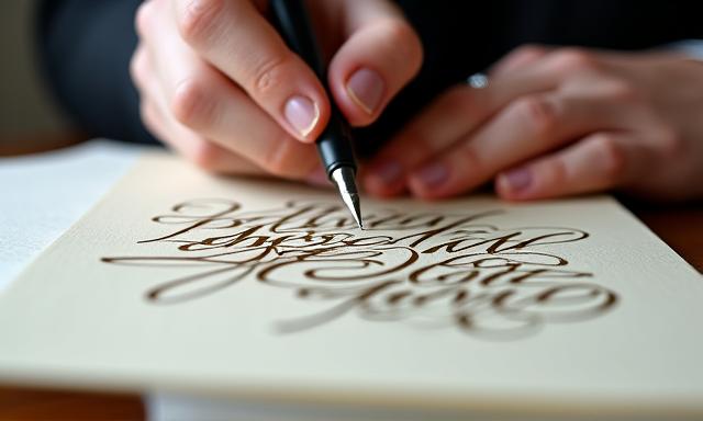 Projets calligraphiques personnalisés